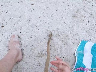 My HOT AF Stacked Stepsis Just Fucked Me At The Beach, LOAD BLOWN - Serena Santos screenshot number 0