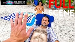 Můj HOT AF Skládané Schody Právě Mě Fucked Na Pláži, LOAD Blown - Serena Santos