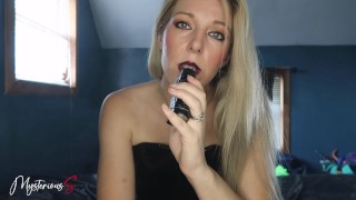 TEASER - Mistress Blows Smoke On Your Cock While You Stroke Bitch