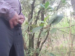 Pissing in the pine forest near Atlantic Ocean - Screenshot 13 of 16 - Piss