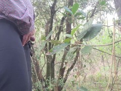 Pissing in the pine forest near Atlantic Ocean - Screenshot 14 of 16 - Pissing