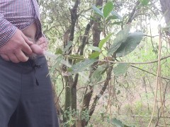 Pissing in the pine forest near Atlantic Ocean - Screenshot 5 of 16 - Piss