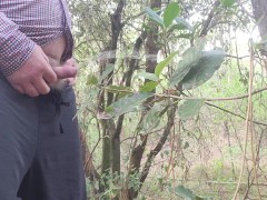 Pissing in the pine forest near Atlantic Ocean - Screenshot 6 of 16 - Pissing