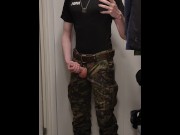Preview 5 of Army twink jerking off