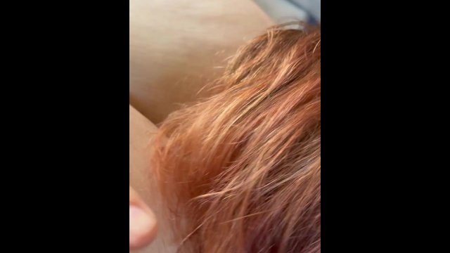 Red head eats out her hairy girlfriend