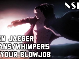 Eren Jaeger Moans And Whimpers To A Blowjob