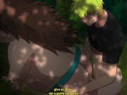 Preview 1 of Chubby Choji Lets His Straight Friends Naruto and Kiba Fuck His Fat Ass - Gay Bara Yaoi