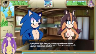 Греховно веселые отзывы: Sonic Adventure XXX Горячая сексуальная Эми Роуз