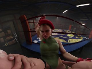 blonde, virtual, gym fuck, street fighter cammy