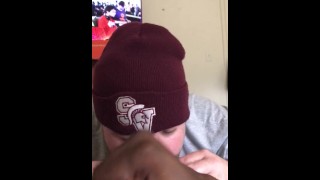 Getting my BBC sucked by a 6’7 college student