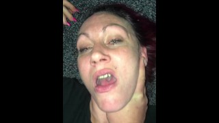 Point Of View Of A Naughty Friend Blowjob And Face Fuck