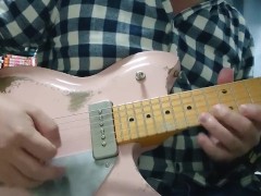 zutto mayonaka de iinoni-byoshin wo kamu  guitar solo