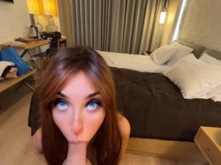 Busty Naughty Maid Sucks Dick and GetsHer Pussy Hard Fuck in aHotel Room