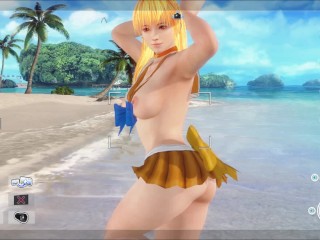 Dead or Alive Xtreme Venus Férias Kasumi Sailor Venus Maiô Nude Mod Fanserviço Apreciação