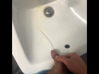 pissing, piss, solo male, big dick