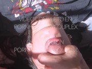 Preview 1 of Teen sucks cock and Deepthroats before getting fucked