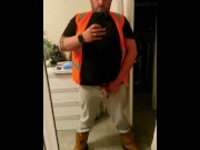 Preview 3 of Builder comes home from work horny and cums a thick load