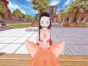 Preview 5 of NEZUKO STRIPPED AND FUCKED UNTIL CREAMPIE 🥵 DEMON SLAYER HENTAI