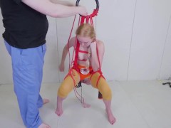 Anneliese Snow indulged in BDSM domination pleasure