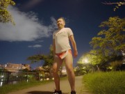Preview 6 of Masturbation after running in asics running shorts