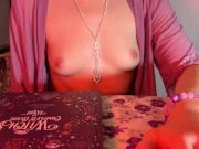 Preview 1 of Topless Tarot Reading ASMR Roleplay (Small Boobs)