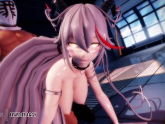 Azur Lane - Agir Fucked By The Pool [4K UNCENSORED HENTAI]