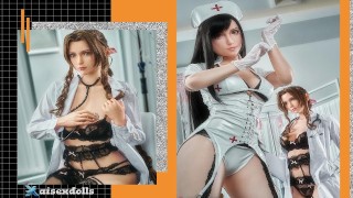 3D Porno Game Lady's Nurse Tifa & Aerith Sekspoppen