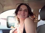 Preview 1 of Blowjob in the car as a gift from Get X and sex in the back seat