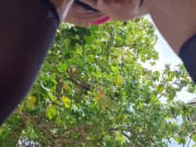 Preview 3 of Risky Squirting Outdoors Hot wet orgasm