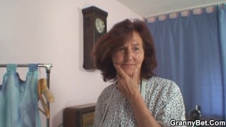 Granny Bet Old Dressmaker Sucks His Cock And Doggystyled