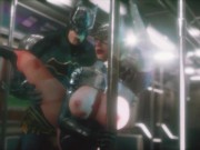 Preview 2 of Batman fucks Catgirl with his big dick on the subway
