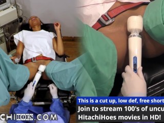 Freshman Nikki Star Gets Hitachi Magic Wand Orgasms by Doctor Tampa during Physical 4 College