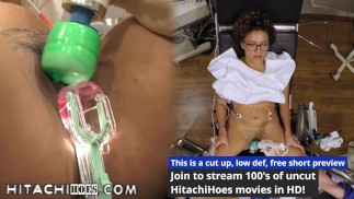 Freshman Rebel Wyatt obtient Hitachi magic wand orgasmes en Doctor Tampa pendant physique 4 collège