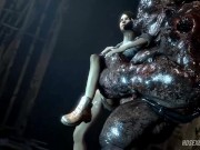 Preview 2 of 3D Demon Monster fucks a Babe in Jailbreak