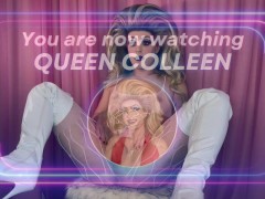 Femboy Cumshot Spit Feeding ft Queen Colleen - Screenshot 4 of 16 - Femboy Facial