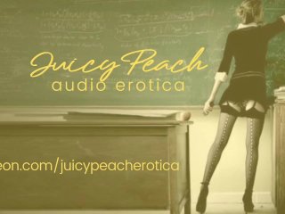 solo female, juicy peach, audio, erotic audio for men