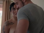 Preview 5 of BEAUTIFUL TATTED BOMBSHELL Vanessa Sky Gives Her Roommate Dante Colle The Time Of His Life