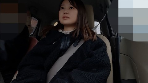 148cm cute teen stepdaughter⑥Persuade while driving. “No time, so hurry up and cum inside me!”