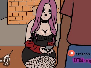 pink hair, hardcore, hentai porn, sex for money