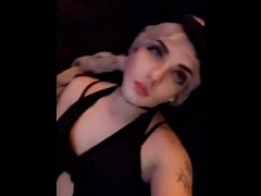 Crossdressing Pretty Femboy touching myself at home