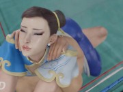 Preview 1 of Chun- Li ( Street Fighter ) have anal sex with 25 inch cock