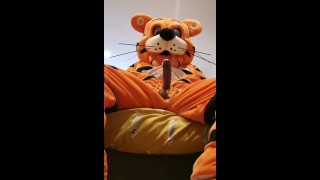 Tiger Mascot Straight sex