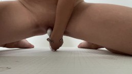 【人妻】潮吹きまくりバイブオナニー　噴射オナ