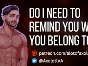 Preview 1 of [M4F] Do I Need To Remind You Who You Belong To? | Possessive Mdom Boyfriend ASMR Audio Roleplay