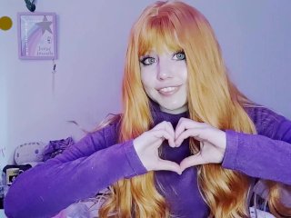 wig fetish, russian cosplay, college, cute girl