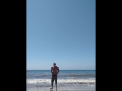 Long range piss into the ocean. - Screenshot 13 of 16 - Beach Piss