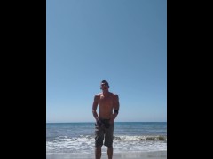 Long range piss into the ocean. - Screenshot 15 of 16 - Solo Male Piss