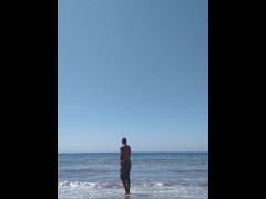 Long range piss into the ocean. - Screenshot 5 of 16 - Solo Male Piss