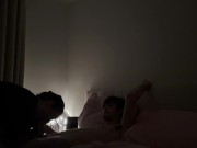 Preview 1 of teen couple fuck whilst her parents are out (OF: DiddyKitty)