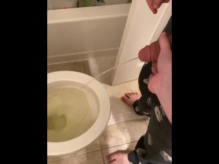reality, male pissing, pov, desperate pee